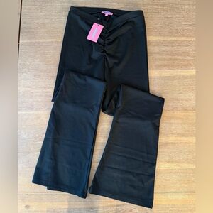 Edikted Black Flare Leggings NWT Size S